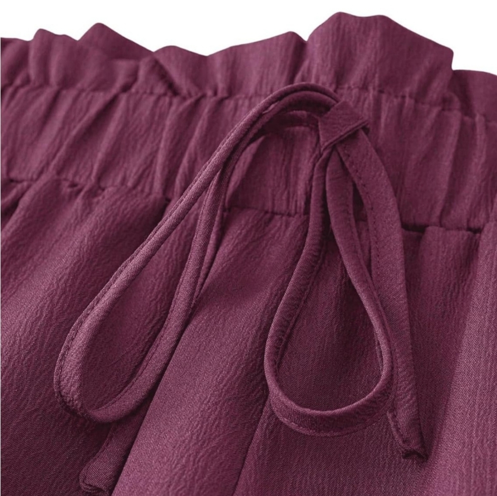 Women's Wide Leg Lounge Pants - Picture 4 of 4